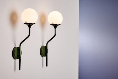 Gioffredo Reggiani 1 of 5 Wall Sconces with one Globe by Goffredo Reggiani for Lampadari Reggiani