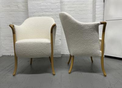 Giorgetti S p A Umberto Asnago for Giorgetti Progetti Armchairs Pair