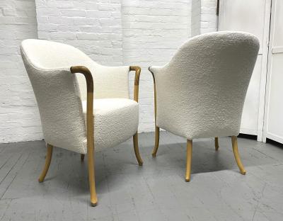 Giorgetti S p A Umberto Asnago for Giorgetti Progetti Armchairs Pair