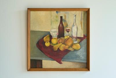 Giorgio De Chirico Still Life with Pears Belgium Mid 20th Century