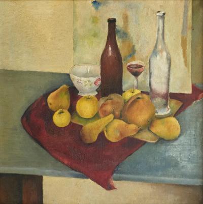 Giorgio De Chirico Still Life with Pears Belgium Mid 20th Century