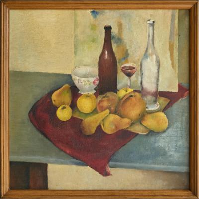 Giorgio De Chirico Still Life with Pears Belgium Mid 20th Century