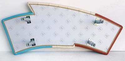 Giorgio Saporiti Giorgio Saporiti Design Il Loft Tufted Leather Bench Multi color Chrome Legs