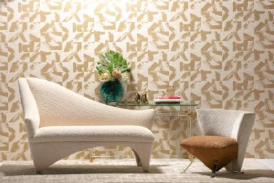 Giorgio Saporiti Giorgio Saporiti Post Modern Jada Slipper Chairs in Espresso Boucl Velvet