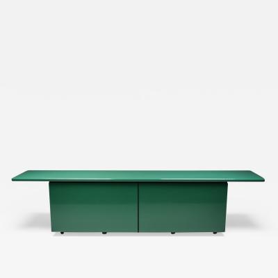 Giotto Stoppino Green Lacquer Credenza by Giotto Stoppino for Acerbis 1977