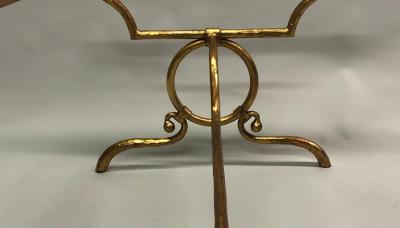 Giovanni Banci Italian Modern Neoclassical Gilt Iron Coffee Table by Giovanni Banci for Herm s