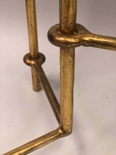 Giovanni Banci Italian Modern Neoclassical Gilt Iron Console by Giovanni Banci for Hermes