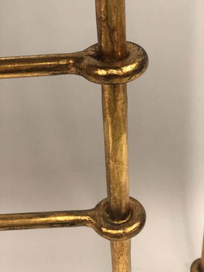 Giovanni Banci Italian Modern Neoclassical Gilt Iron Console by Giovanni Banci for Hermes