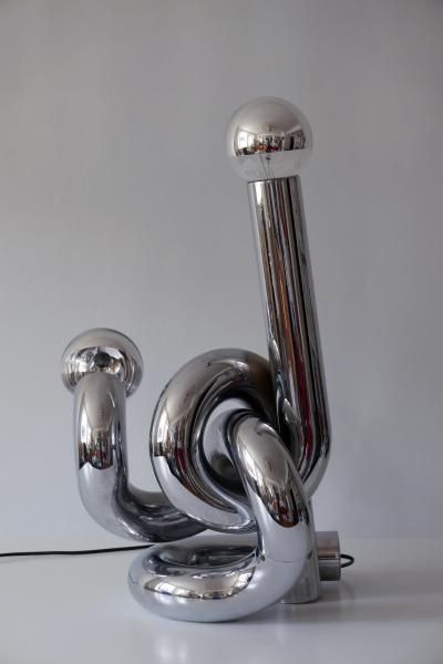 Giovanni Banci Sculptural Table Lamp or Floor Light Bruco by Giovanni Banci 1960s Italy