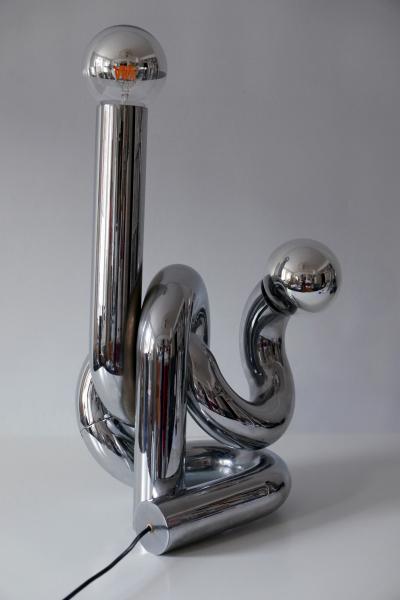 Giovanni Banci Sculptural Table Lamp or Floor Light Bruco by Giovanni Banci 1960s Italy