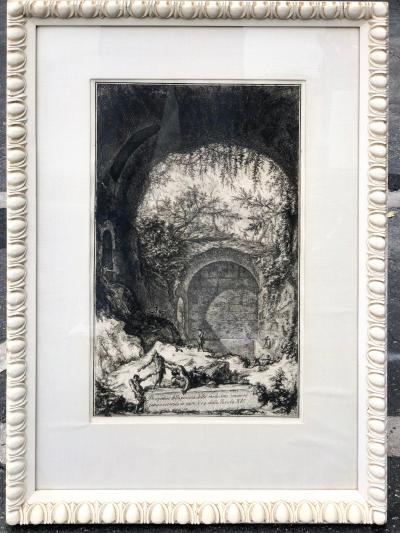Giovanni Battista Piranesi Antique 18th C Piranesi Scenic Architectural Engraving Print