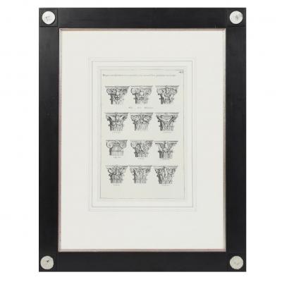 Giovanni Battista Piranesi Set of 8 Antique Giovanni Battista Piranesi Framed Italian Architectural Prints