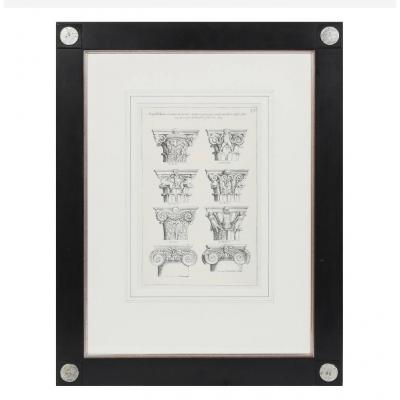 Giovanni Battista Piranesi Set of 8 Antique Giovanni Battista Piranesi Framed Italian Architectural Prints