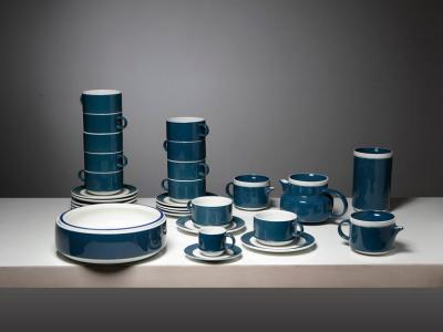 Giovanni Gariboldi Colonna Breakfast Set by Giovanni Gariboldi for Richard Ginori