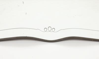 Giovanni Gariboldi Large Brass Etched Glass Mirror by Giovanni Gariboldi