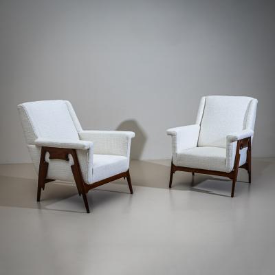 Giovanni Gariboldi Pair of Armchairs attributed to Giovanni Gariboldi 1908 1971 Italy 1940s