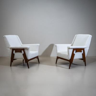 Giovanni Gariboldi Pair of Armchairs attributed to Giovanni Gariboldi 1908 1971 Italy 1940s