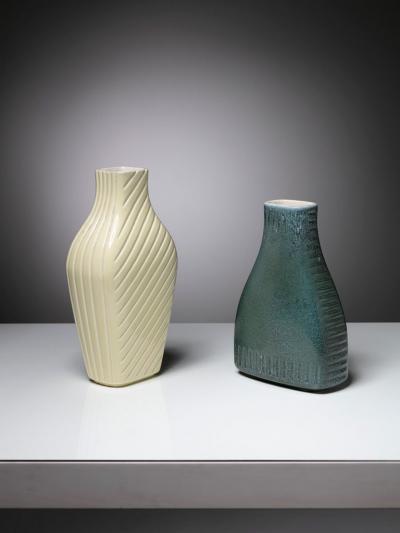 Giovanni Gariboldi Pair of Ceramic Vases by Giovanni Gariboldi for Richard Ginori