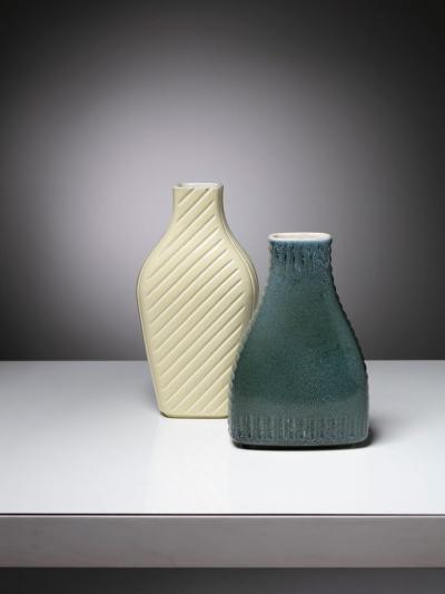 Giovanni Gariboldi Pair of Ceramic Vases by Giovanni Gariboldi for Richard Ginori