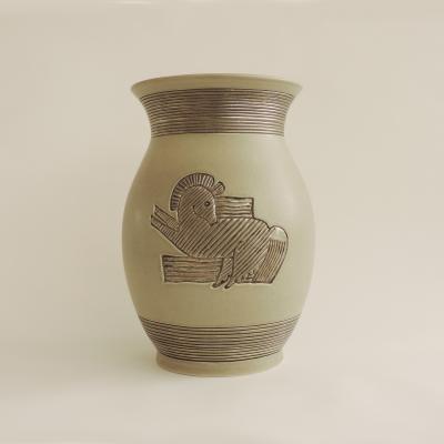 Giovanni Gariboldi Rare Giovanni Gariboldi vase for Richard Ginori Milano Italy 1930s