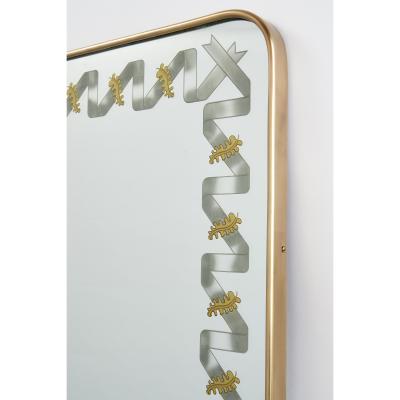 Giovanni Gariboldi Stunning Large Giovanni Gariboldi Mirror Italy ca 1950