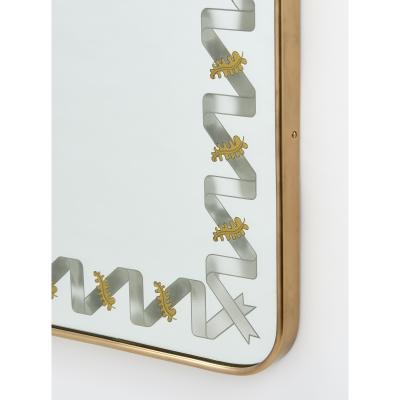 Giovanni Gariboldi Stunning Large Giovanni Gariboldi Mirror Italy ca 1950