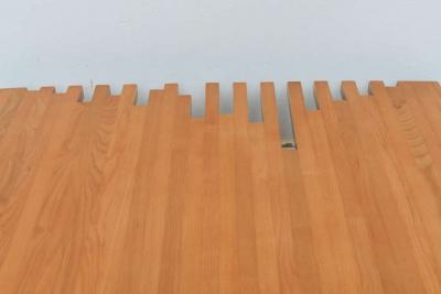 Giovanni Michelucci Italian Mid Century Low Plank Top Coffee Table