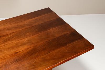 Giovanni Michelucci Torbecchia Dining Table and Bench by Giovanni Michelucci in Walnut