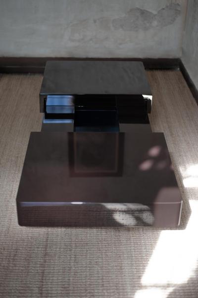 Giovanni Offredi Extendable Coffee Table 1970s