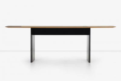 Giovanni Offredi Giovanni Offredi for Saporiti Dining Table in Birdseye Maple