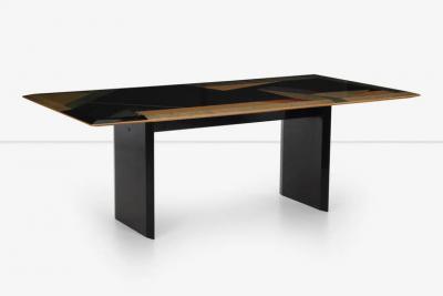 Giovanni Offredi Giovanni Offredi for Saporiti Dining Table in Birdseye Maple