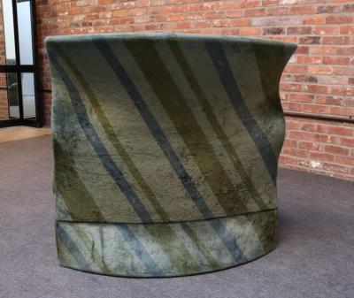 Giovanni Offredi Large Italian Modern Vela Alta Lounge Chair by Giovanni Offredi for Saporiti