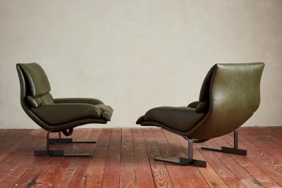 Giovanni Offredi Pair of Giovanni Offredi Chairs