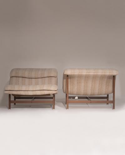 Giovanni Offredi Wave Lounge Chair by Giovanni Offredi for Saporiti Italy 1970 s