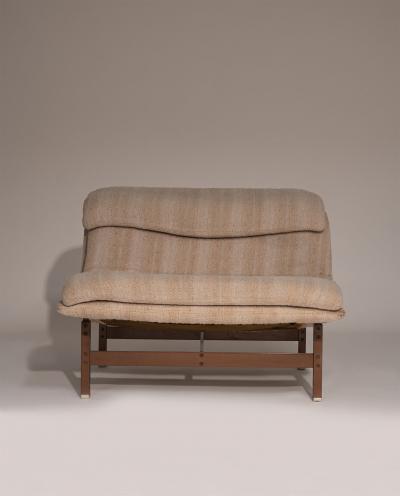 Giovanni Offredi Wave Lounge Chair by Giovanni Offredi for Saporiti Italy 1970 s
