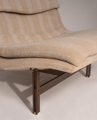 Giovanni Offredi Wave Lounge Chair by Giovanni Offredi for Saporiti Italy 1970 s