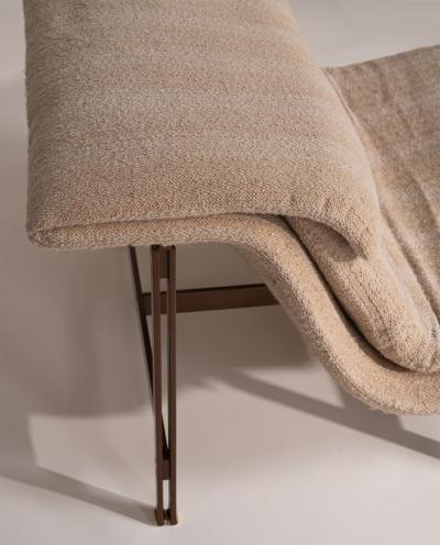 Giovanni Offredi Wave Lounge Chair by Giovanni Offredi for Saporiti Italy 1970 s