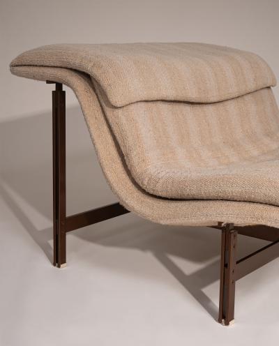 Giovanni Offredi Wave Lounge Chair by Giovanni Offredi for Saporiti Italy 1970 s