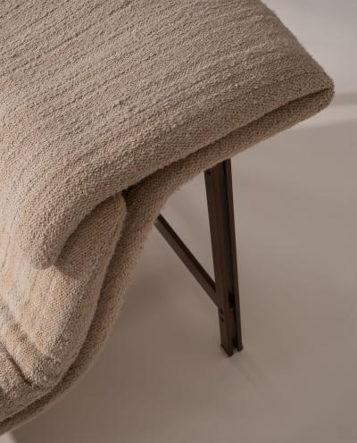 Giovanni Offredi Wave Lounge Chair by Giovanni Offredi for Saporiti Italy 1970 s