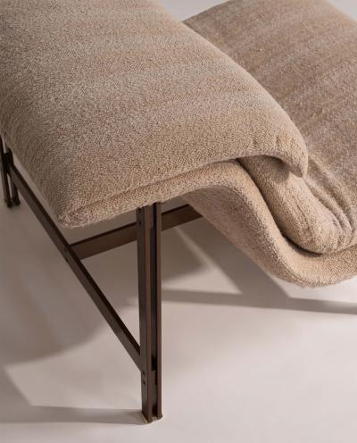 Giovanni Offredi Wave Lounge Chair by Giovanni Offredi for Saporiti Italy 1970 s