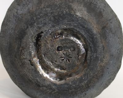 Gisele Guthod Gracon Gis le Buthod Gra on French Ceramic Raku Vase France c2004