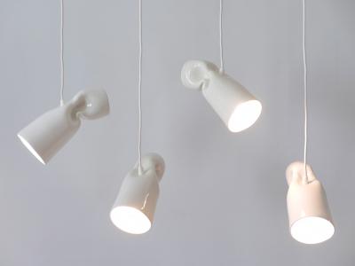 Gitta Gschwendtner Set of Four Strangled Light Pendant Lamps by Gitta Gschwendtner for Artificial