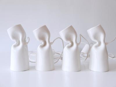 Gitta Gschwendtner Set of Four Strangled Light Pendant Lamps by Gitta Gschwendtner for Artificial