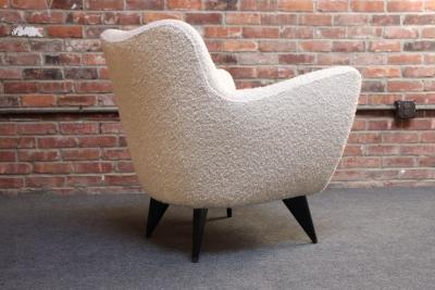 Giulia Veronesi Italian Modernist Perla Armchair in Boucl by Giulia Veronesi for ISA Bergamo