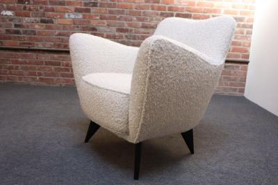 Giulia Veronesi Italian Modernist Perla Armchair in Boucl by Giulia Veronesi for ISA Bergamo