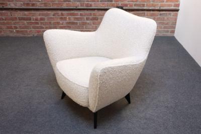 Giulia Veronesi Italian Modernist Perla Armchair in Boucl by Giulia Veronesi for ISA Bergamo