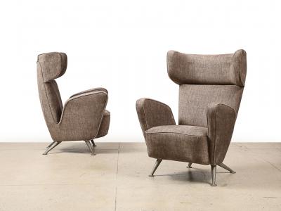 Giulio Minoletti Settebello Lounge Chairs by Gio Ponti Giulio Minoletti