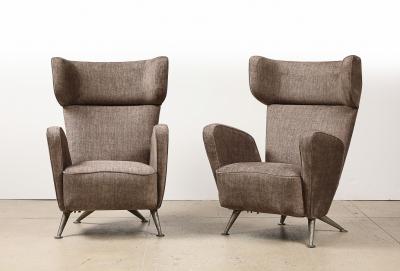 Giulio Minoletti Settebello Lounge Chairs by Gio Ponti Giulio Minoletti