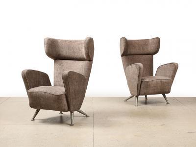 Giulio Minoletti Settebello Lounge Chairs by Gio Ponti Giulio Minoletti