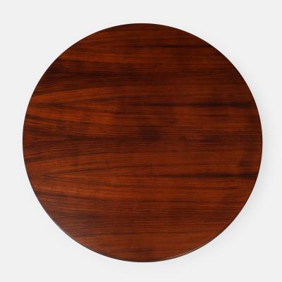 Giulio Moscatelli Walnut and Mahogany Center or Dining Table by Giulio Moscatelli